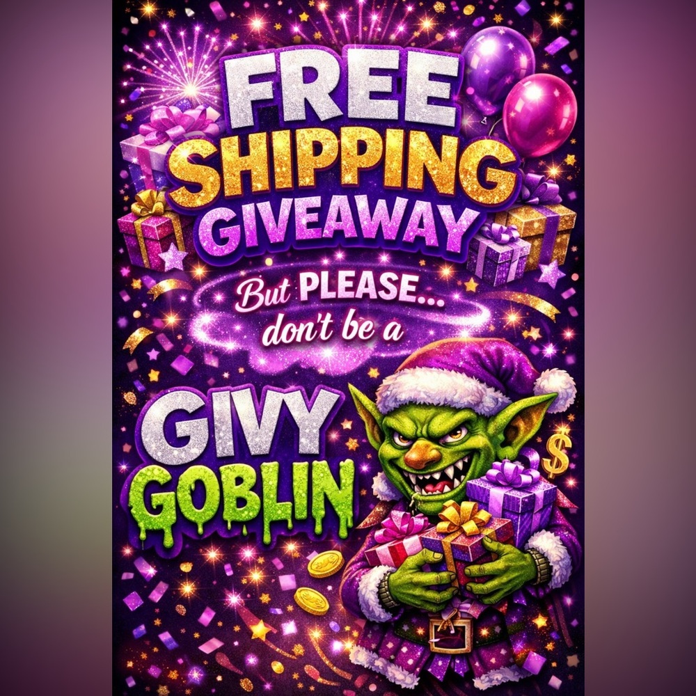 Free shipping Giveaway with Goblin
